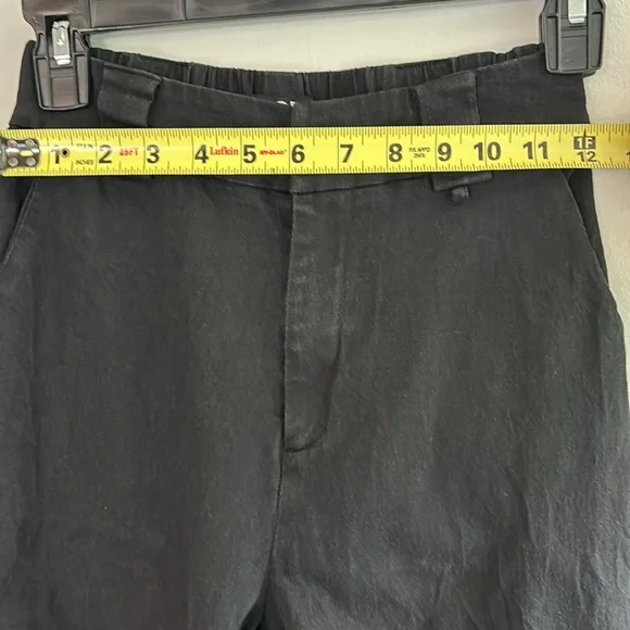 I.AM.GIA. black high rise zip fly joggers - Picture 5 of 9